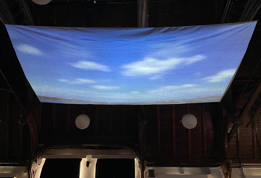 AllSky installation at the Camberwell College of Arts Degree show